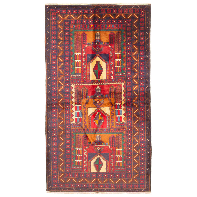 Lowrie Red Rug 3'7" x 6'4"