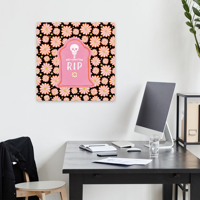 Art floral Hallo-Retro Ix, H 18 po x l 18 po
