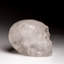 Polished Quartz Skull Carving (129 Grams)