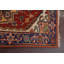 Tapis de couloir rouge Heriz Serapi