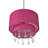 Kazem 3 - Light Pink Drum Pendant