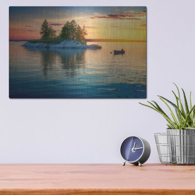 Highland Dunes 'Sunset Reset' by Rick Berk Metal Wall