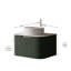 Élégant meuble-lavabo flottant avec bords arrondis et rangement à fermeture en douceur-1171162926