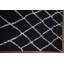 Tapis oriental noir marocain noir 5 x 8