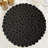 Polyester Embroidered Round Christmas Placemat