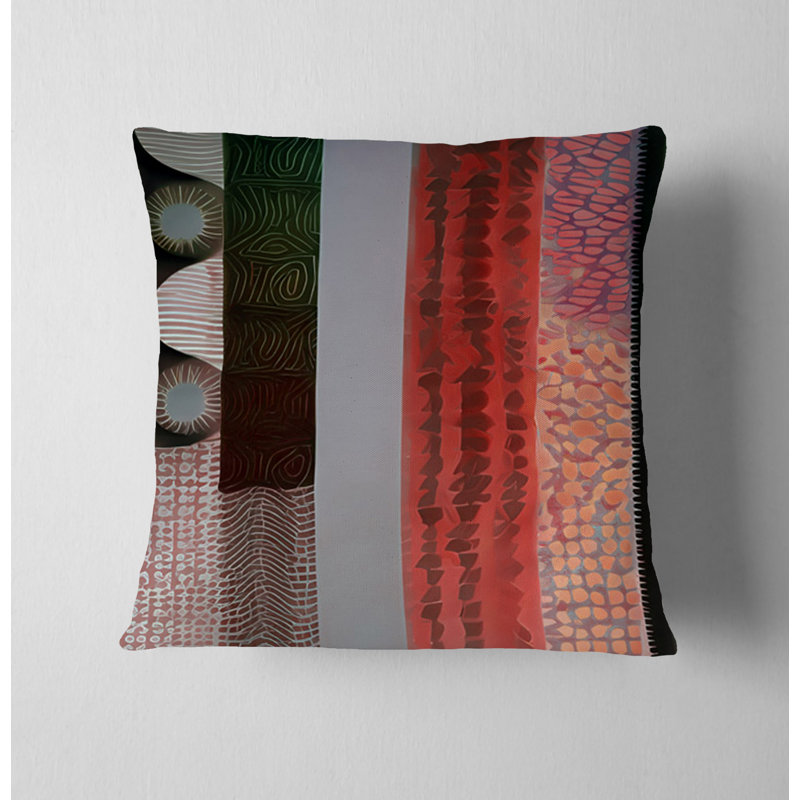 Throw Pillow, 16"H x 16"W, Pillow Cover Only - No Insert
