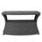 Outdoor Side Table With Umbrella Hole, Grey And Iron, 22"d X 34"w 19.5"h, Functional Patio Accessory For Patio, Compatible, Iron Frame, 22" D 34" W 19.5" H, No Assembly Needed