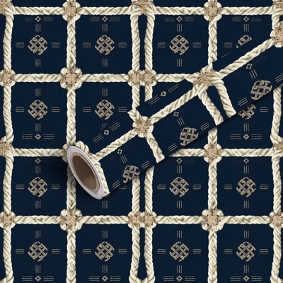 Papier peint auto-adhésif à carreaux Tartan sans couture à carreaux bleu foncé vert olive blanc auto-adhésif et amovible 17,7 po x 118 po (45 x 300 cm)
