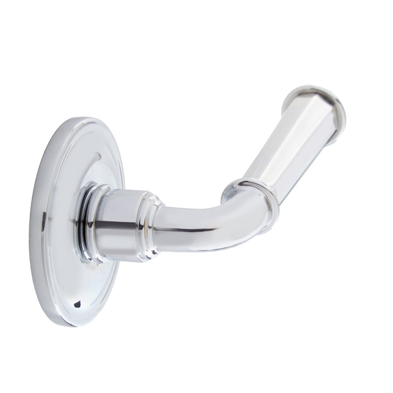 Faux levier Bravura 840-0 St. Charles sur rosace ronde traditionnelle en chrome poli