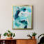 «Teal Composition I», toile encadrée de qualité supérieure - prête à être accrochée-1118333978-1118333979