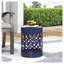 Outdoor Metal End Table -Large-1285833877