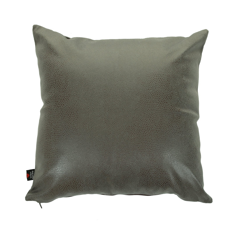 Cheer Animal Print Square Throw Cushion, Grey, 43 x 43cm