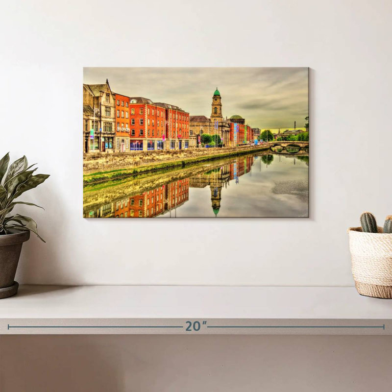 Sireci Dublin Riverside Buildings, 8" H x 12" W