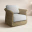 Chaise longue avec coussins Baylor