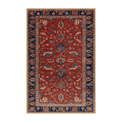Machine Washable Persian Brown Area Rug