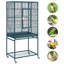Cage à oiseaux avec roues 53,5 po Setzer-989980072
