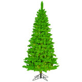 Flocked Lime Fir Artificial Fir Christmas Tree