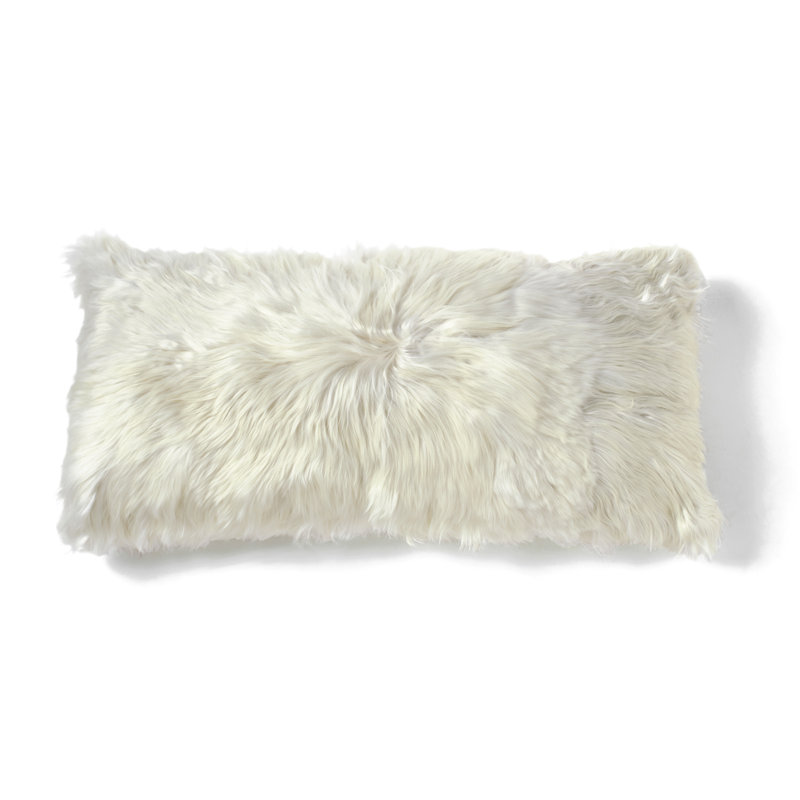  Alpaca Rectangular Pillow Cover & Insert, Ivory
