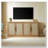 67" Rattan 4-Door Buffet Cabinet