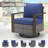 Kelyse Patio PE Wicker Outdoor Conversation Set Contain Sofa And Chairs-1722510330-1722510335