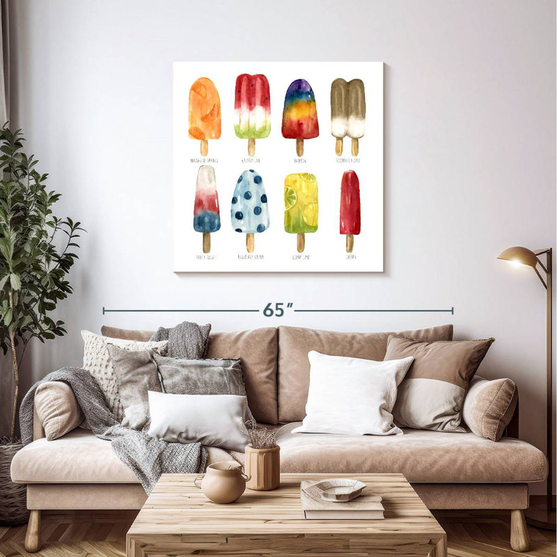 Saveur préférée de Yarlin Popsicles, H 39 po x l 39 po