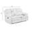 68" Wide Fabric Manual Reclining Loveseat Sofa, 2-seater Recliner Couch With Storage & Cup Holder-2086529270