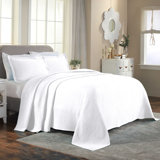 Scotia Celtic Circle Cotton All Season Jacquard Matelasse Bedspread with Shams