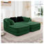 Canapé modulaire 77,2 po en tissu vert Teddy-1796726519