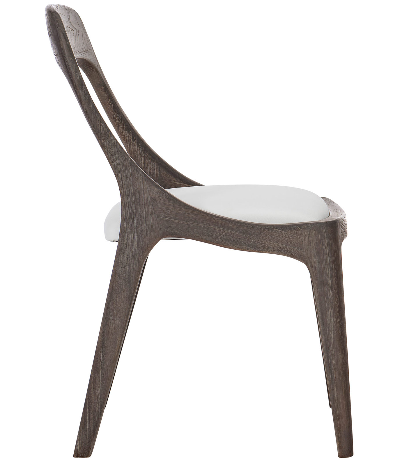 Corfu Patio Side Chair, White Vinyl 6503-000