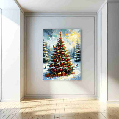 Yuletide Glow - impression sur toile tendue