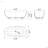 64 Inch Freestanding Solid Surface Soaking Bathtub For Bathroom