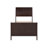 Arite Solid Wood Low Profile Sleigh Platform Bed with Matching Footboard-1653540576-1653540579