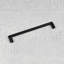 160mm Matt Black Grooved D-Bar Handle