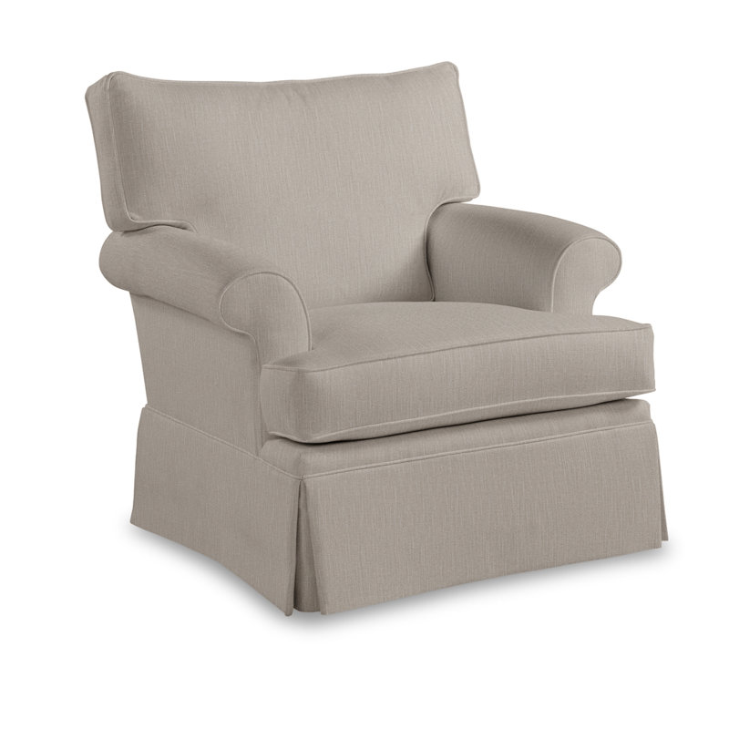 Montrose Club Chair, Flax Polyester