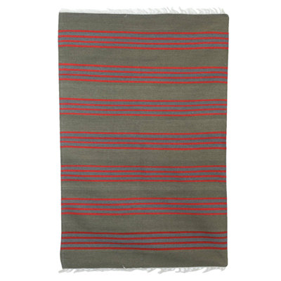 Tapis gris / rouge Koehler