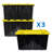 Mount-It! Storage Crate Set Of 3