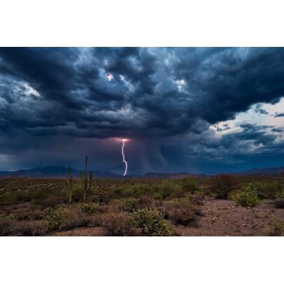 Thunderstorm Clouds 1 Piece Wrapped Canvas Wall Art
