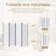 168cm W x 165cm H 3 - Panel Metal Folding Room Divider-1248087789