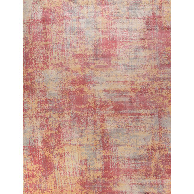 Tapis indien contemporain en laine Contemporary