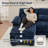 113''W Modern U Shape Sectional Couch Oversized Wide Armrest Sectional Sofa-310484466