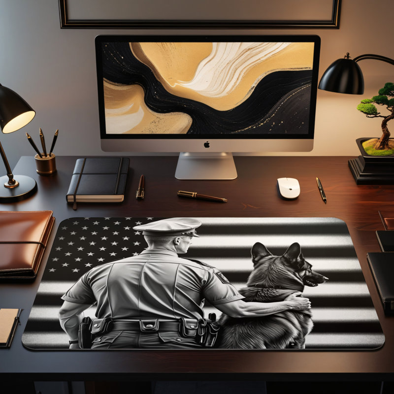 Polyester Desk Pad, 31.5x15.5