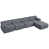 Velours gris foncé est en rupture de stock