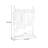 Modern Leather Coat Rack with Shelf-129915387