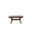 Ensemble de table de salle à manger formelle avec 12 chaises et 6 chaises d'appoint en bois massif 7 pièces