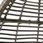 Chaise suspendue Teardrop, chaîne de 8 pi, siège de chaîne en tissu d'ameublement gris, tissage durable