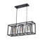 Luminaire suspendu linéaire pour îlot de cuisine 3 lumières Mershon