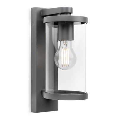 Graphite 29cm H Outdoor Sconce