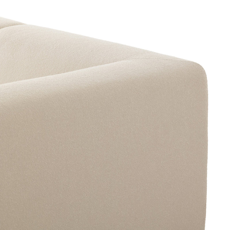 Lawndale Chaise Sectional, Right Hand Facing, Fayette Cloud Polyester Blend