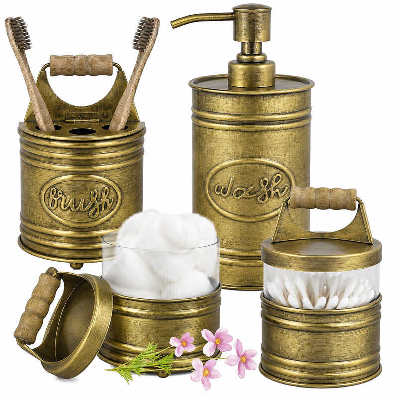 Petite poubelle 1,8 gallons rustique
