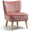Fauteuil de chambre en velours de 53,34 cm de large Tintah-1211262106